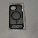 TORRAS for iPhone 15 Case Translucent Black | Strong Magnetic & Seamless Stand, Fit for MagSafe, Military-Grade Drop Protection, Sturdy Adjustable Built-in Kickstand, Slim Matte Finish