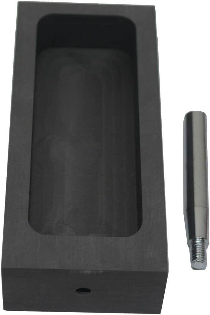 OTOOLWORLD Gold Silver Graphite Ingot Mold Mould Crucible for Melting Casting Refining with Metal Bar (5000g) OTOOLWORLD Gold Silver Graphite Ingot Mold Mould Crucible for Melting Casting Refining with Metal Bar (5000g)