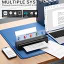 Portable Printers Wireless for Travel, N80 Wireless Thermal Printer Bluetooth Inkless Printer Support 8.5" X 11" US Letter & A4, Compatible with iOS, Android, Laptop