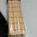 Bamboo Roman Shades with Valance Cover, Cordless Blinds for Indoor Windows, Light Filtering Woven Wood Shades for Home & Patio, Privacy Protection, 28" W x 64" H, Carbonized