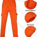 Men's Tracksuit Sets Outfit Activewear Full Zip Fleece Hoodie Jacket Cargo Sweatpant 2 Piece Casual Sweatsuit