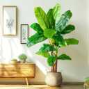 Erimda 6FT Artificial Banana Tree Tall Fake Banana Leaf Plant Faux Banana Silk Tree Faux Banana Leaves for Home Swimming Pool Indoor Outdoor Patio Tropical Decor