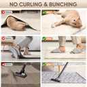 2 x BALEINE 12PCS Rug Tape, Double Sided Non Slip Rug Gripper for Hardwood Floors, Reusable Gripper Prevent Sliding, Washable Carpet Tape for Area Rugs (Rectangular)