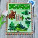 4 x First Fathers Day Giftss for New Dad, First Dad Gift 3D Pop-out Wooden Card with Envelope & Seal, 1st Father's Day Giftss for Son, Gifts for Dads To Be