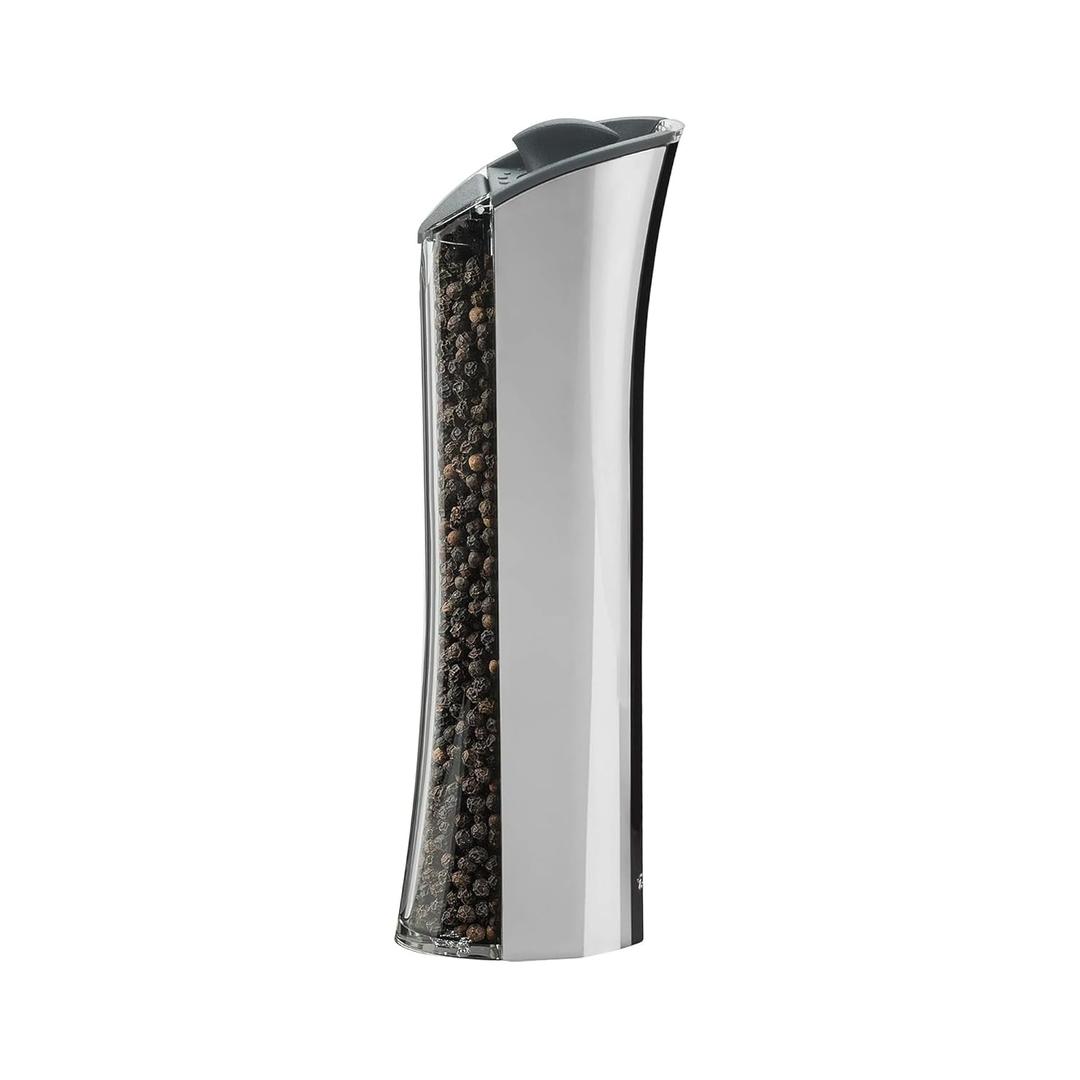 Trudeau Plus Pepper Chrome Graviti Mill, 8", Silver (07117021)
