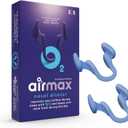 AIRMAX Nasal dilators for Sleeping - 76% More Airflow - Anti Snore Device - Breathe Freely Through the Nose - Sinus Relief, Sleep aid and snoring Solution - 2X Small Blue - 6 Month Relief