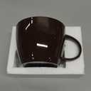 30oz Oversized Coffee Mug Porcelain Bowl Soup Cup with Handle to Take A Break with Favorite Coffee Tea or Soup, Embellished with Handmade Color Glaze for Whatever Cold or Hot Drink, Chocolate (Brown)