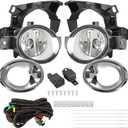 WFLNHB Fog Lights Replacement for Pathfinder 2013-2016 with Clear Lens 2pcs Fog Lamps 26915-3JA0A 26910-3JA0A