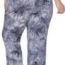 Royalty for Me Womens Royalty for Me Womens Plus Linen Button Hem Flood (XXL)