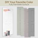 BarnSmith 36 in.x 84 in. Bifold Barn Door, Raised 2-Panel White Primed Door