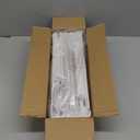 SPACELEAD Slim Storage Cart 3 Tier,Bathroom Organizer Rolling Utility, Mobile Shelving Unit Slide Out for Office, Kitchen, Laundry Room & Narrow Places,White