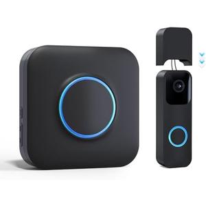 Wireless Doorbell Chime - Compatible with Blink Video Doorbell and Blink Video Doorbell (2nd Gen) (1 Video Doorbell Extender 1 Receiver）