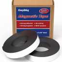 Magnetic Tape 2 Rolls 20 Feet Magnets with Strong Adhesive Backing (1Rolls 10 Feet x1" Wide x 0.08" Thick) Anisotropic Flexible Magnetic Strip