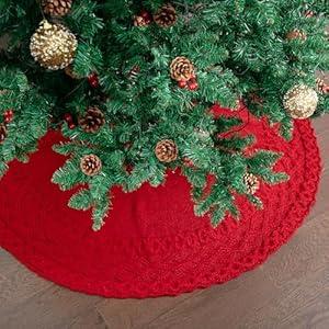 Mr. Pen Christmas Tree Skirt - 48 Inch, Xmas Tree Skirt