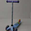 Self Balancing Kick Scooter with Light Up Wheels, Extra Wide Deck, 3 Wheel Platform, Foot Activated Brake, 75 lbs Limit, Kids & Toddlers Girls or Boys, for Ages 3 and Up, (Bluey)