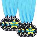60 Pcs Star Performer Award Medals, 2 Inch Rubber Medals Bulk Winner Encourage Team Participation for Kids Adults Trophy Award Prize Gift Competitions Graduation Party