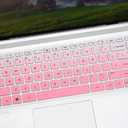 Keyboard Cover for HP Stream 14 inch 14-ds/dg Series 14-DS0013DX DS0023DX/HP Pavilion X360 14M-BA 14M-CD 14M-DH 14-BF 14-CM 14-CF 14-DF 14-DK 14-DQ 14-dq0052dx/dq0054dx/dq0055dx Skin-Gradual Pink