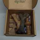 Benebone Medium 4-Pack Dog Toys for Aggressive Chewers  Durable Dog Bones, Made in USA  Dog Toys for Medium Dogs Under 60 lbs