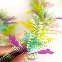 33Ft Easter Garland Thick Colorful Tinsel Twist Garland for Tree with Gorgeous Bunny Carrot Designs Spring Pastel Hanging Ornaments for Home Indoor Outdoor Parade Floats Desk Decorations Supplies