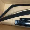 in-Channel Rain Guards for 2020-2026 Toyota Corolla Sedan, Window Visor Shields Vent Deflector Shade Wind Dark Smoke 2021 2022 2023 2024 20 21 22 23 24 25, Tape-On Outside-Mount, 4PCS