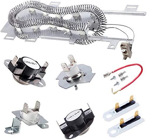 8544771 Dryer Heating Element, 279816 Thermostat Cut Off,279973 3392519 Dryer Thermal Fuse Compatible with maytag, kenmore, kitchen, whirlpool and More