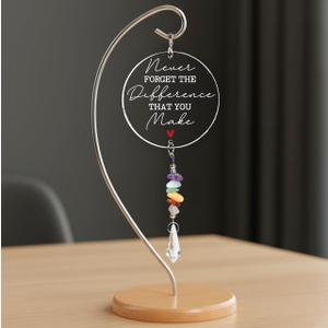 Never Forget The Difference You Make Appreciation Teacher Gifts For Women, Employee Appreciation Gifts, Retirement, Farewell, Thank You Gift For Nurse, Coworkers, Boss, Inspirational Office Desk Decor