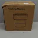 Portable Washing Machine - 20L Mini Foldable Washer with Spin Basket, 3 Cleaning Modes & Deep Cleaning for Small Clothes, Collapsible Laundry for Apartment, Home, Hotel and Travel (Gray) (Grey)