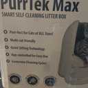 Petcove PurrTek Automatic Litter Box Self Cleaning 5GHz Wi-Fi, Odor Control Quiet Operation with App Sealed Waste Bin, Advanced Safety Sensors, Auto Smart Self Cleaning Cat Litter Box for Multiple Cats, Size: Extra Large