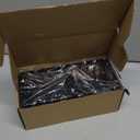 Cisily Sponge Holder for Kitchen Sink, Sink Caddy Organizer with High Brush Holder, Kitchen Countertop Organizers and Storage Essentials, Rustproof 304 Stainless Steel (Black, 9.25)