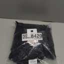 XeGe Faux Fur Reading Pillow Cover (No Filler), Fluffy Backrest Pillow Case for Sitting in Bed, Adults Kids Shaggy Sit Up Back Support Study Pillow Cover for Couch Chair Home Decoration, Black (Large)