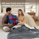Bedsure Heated Blanket Throw Blanket - Fast Heating Electric Blanket with Over-Heat Protection, Soft Flannel Throw with Auto-Off, Warm Gifts for Grandma & Grandpa & Seniors (50"x60", Grey)