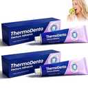2PCS Denture Adhesive, Thermoplastic Denture Adhesive, All-Day Comfort Secure Hold for Loose False Teeth, Long Lasting Effect