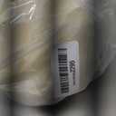 Extra Long No Hook Slub Textured Shower Curtain with Snap-in PEVA Liner Set - 71" x 98"(96"), Hotel Style with See Through Top Window, Cream Fabric Curtain & Waterproof Liner, Sand, W71xH96