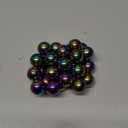 28Pcs Rainbow Stones Fidget Toy, 20mm DIY Mutual Attraction Desk Balls for Kids Adults, Educational Science Kit for Anxiety Relief, Building Crafts for Teens Party Favors Gift