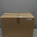 Amazon Basics Slim, Velvet, Non-Slip Sturdy Clothes Hangers, 50-Pack, Ivory/Silver