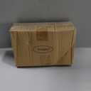 Set of 3 Glass Food Storage Jars with Handles Wood Lid and Spoon, 25 oz Glass Kitchen Canisters for Coffee, Tea, Cereal, Spice and Canning, Mason Jars, Cute Jar