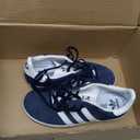 adidas Originals Boy's Gazelle C Shoe, Collegiate Navy/White/White, 1 M US Little Kid