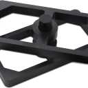 0.5 Inch Universal Billet Aluminum Leaf Spring Lowering Block Kit for Ride Height Adjustment 2 Pack Black