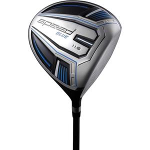 Speed System Golf Titanium Driver Golf Club, Loft Lightweight Graphite Shaft, Oversized Sweet Spot, Aerodynamic, USGA Conforming Mens Driver + Deluxe Headcover - Blue 11.5° Loft, Right