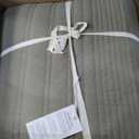 EVERGRACEHOME 100% Cotton Modern Lines Quilt Set King Size, Pre-Washed Soft Striped Coverlet Bedspread, 3 Piece Lightweight Bedding Set for All Season, with 2 Pillow Shams, Olive Green