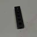 Air Manifold, 5 Way 7 Port Air Compressor Manifold, Air Hose Inline Manifold Block Splitter, Pneumatic Manifold Air Distribution Block, NPT 1/2 Inch Supply Port, NPT 1/4 Inch Output Portblack