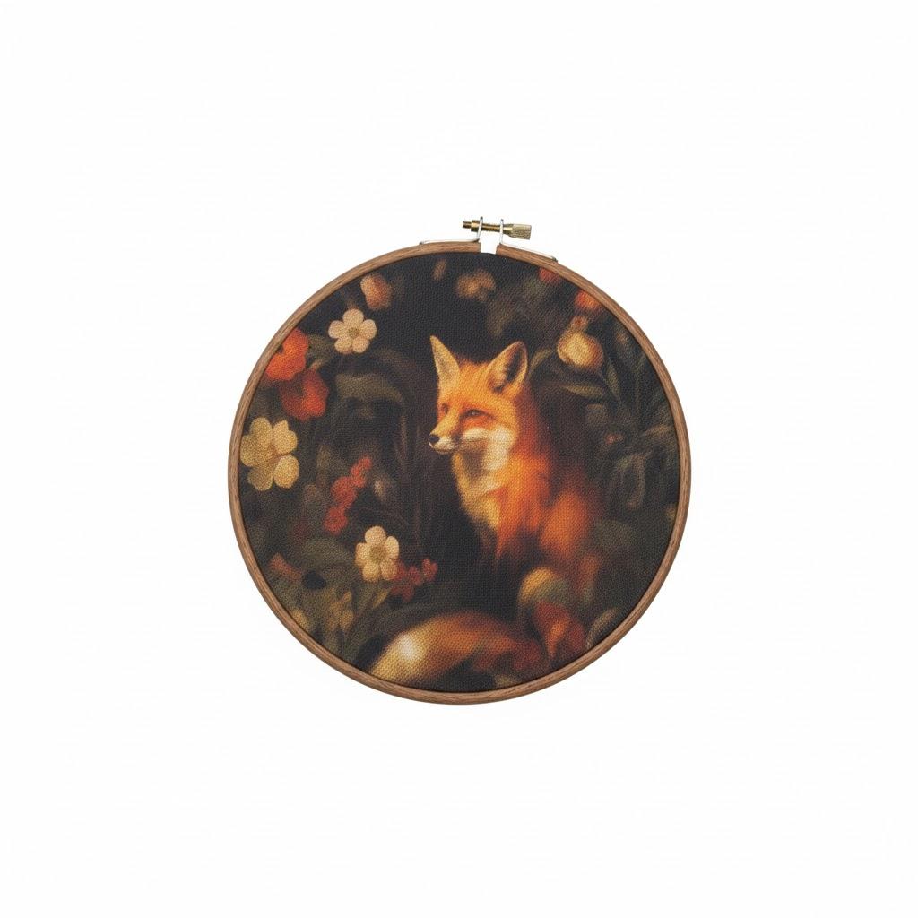 IDUXIY Vintage Thanksgiving Pumpkin Wall Art Decor, Retro Pink Bow Pumpkin Fall Farmhouse Canvas Print Round Wall Hanging Decor, Framed, 10x10 Inch.(112)