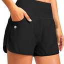 G Gradual Women's 3" High Waisted Swim Board Shorts with Pockets Quick Dry Swimsuit Bottoms Bathing Suit for Women with Liner Size XXL