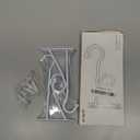 pickpiff 6-Inch Planter Hooks for Hanging Plants - Plant Hanger Hook Indoor Outdoor, Plant Wall Hooks, Brackets for Hanging Plants, Baskets, Wind Chime, Bird Feeder, Bird House (White, Metal, 2 Pack)