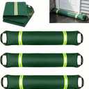3FT Water Barriers for Flooding 3-Pack, Flood Barrier for Home Reusable Sandless SandBags for Flooding with Handles and Reflective Strips, Water Dam for Door, Garage, Basement, Outside and Other