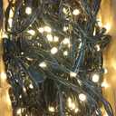 Connectable 240LED 88Ft 13Modes Christmas Lights Outdoor Indoor | Extendable Green Wire Christmas String Lights with Timer | Twinkle Fairy Light Plug in for Xmas Tree Garden Decor Party (Warm White)