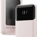 Hotdot Hand Warmers Rechargeable, Heat Levels (104–131°F), Real-Time Temp & Battery Display, Electric Hand Warmers, Fast Heating, Fits in Gloves/Pocket, Gifts for Women & Men