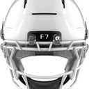 Schutt F7 AiR Elite Football Helmet, Virginia Tech 5-Star Helmet, Lightweight Football Helmet for Middle and High School, 2X-Large, Molded Gloss White, F7X EGOP III Facemask Attached