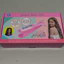 Yoloflix Hair Gem Stamper Kit,Bling Hair Jewels for Girls, Hair Styling Tool with Reusable Shining Diamonds, Christmas Birthday Arts & Crafts Gift for 5-12 Year Old Girl (Pink)