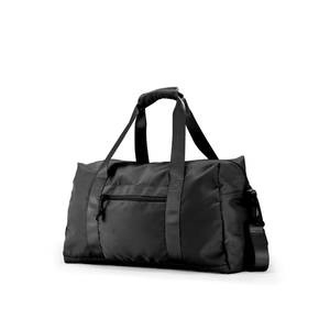 Travel Duffle Bag,Sport Gym Bag for Men And Women with Wet Pocket,Weekender Bag Carry On Tote Bags for Airplane (Black, M)